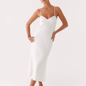 Peppermayo Classic White Dress